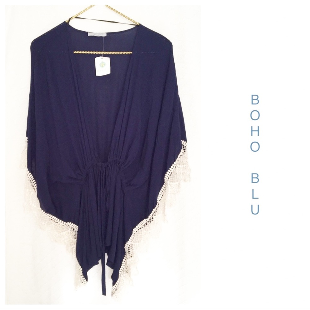 BOHO BLU coverup beach pool Sz XXL NWT